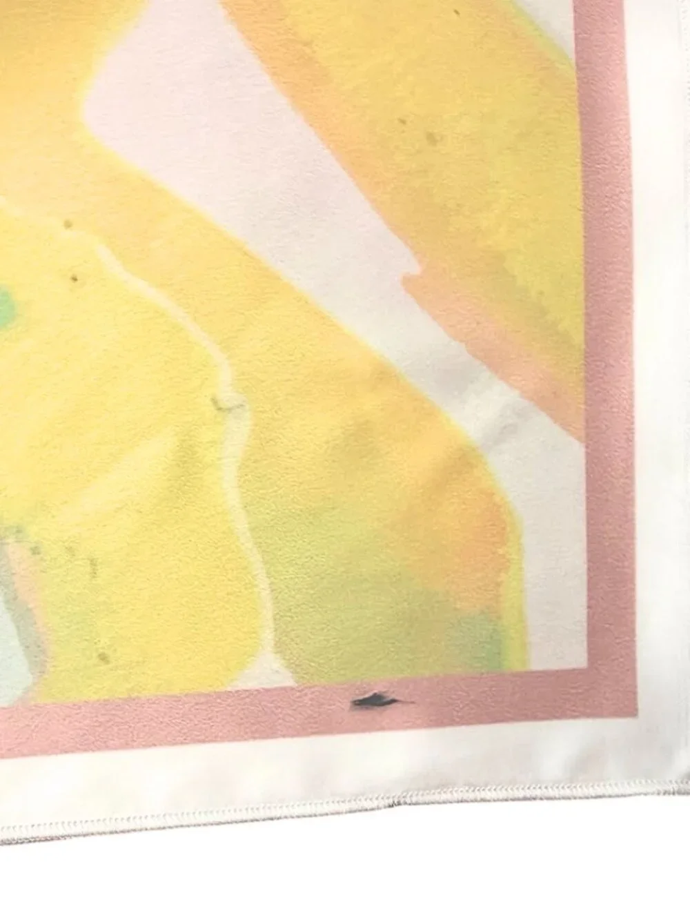 Yellow Sunset Marble Swirl Square Scarf 48x48cm | Custom Design Bandana NWOT